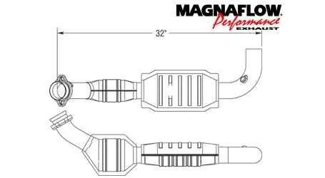 While Supplies Last MagnaFlow Direct Fit Catalytic Converter - 93321