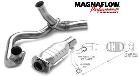 MagnaFlow Direct Fit Catalytic Converter - 93444 Luxury