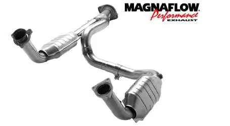 MagnaFlow Direct Fit Catalytic Converter with Dual Converter with Y-Pipe Assembly - 93419 Hot Deal