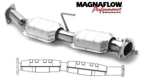 Trusted Brand MagnaFlow Direct Fit Front & Rear Catalytic Converter - 23541