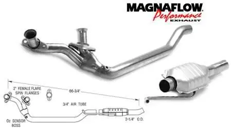 MagnaFlow Direct Fit Front & Rear Catalytic Converter - 93302 Top Rated
