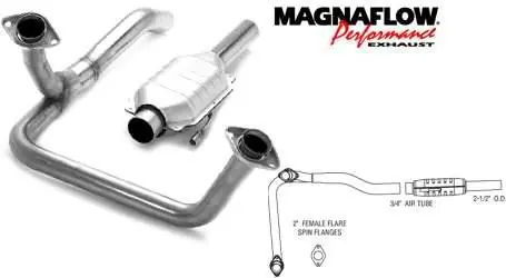 MagnaFlow Direct Fit Front & Rear Catalytic Converter - 93316 Best Seller