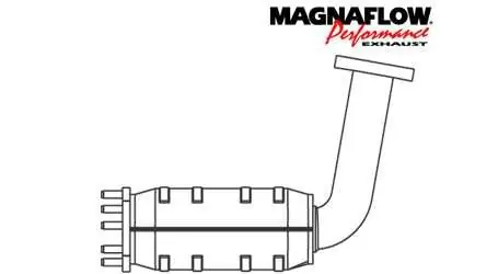 No Minimum Order MagnaFlow Direct Fit Front Catalytic Converter - 50860
