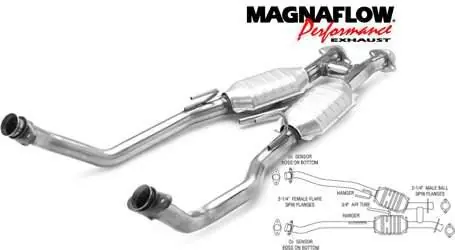 Reduced Price MagnaFlow Direct Fit H-Pipe Catalytic Converter - 93337