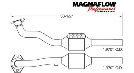 Sale MagnaFlow Direct Fit OEM Style Catalytic Converter - 22955