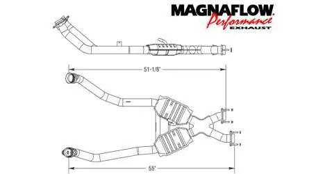 Order Now MagnaFlow Direct Fit Performance Catalytic Converter - 93333