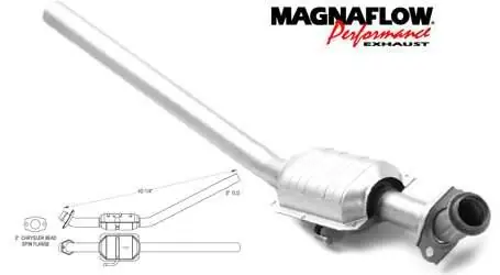 Certified MagnaFlow Direct Fit Rear Catalytic Converter - 23283