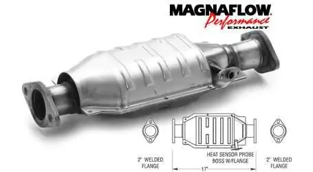 Free Returns MagnaFlow Direct Fit Rear Catalytic Converter - 23890