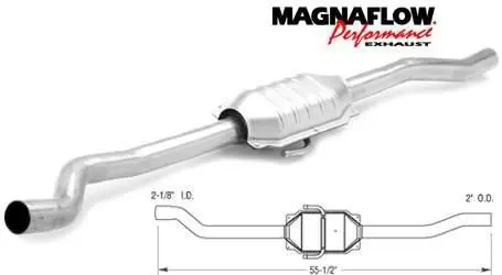 MagnaFlow Direct Fit Rear Catalytic Converter - 93247 Exclusive