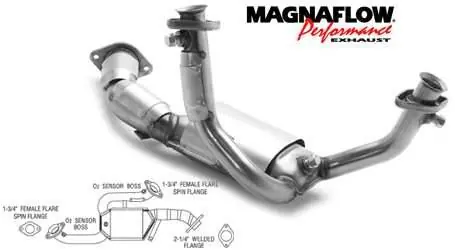 Modern MagnaFlow Direct Fit Y-Pipe Catalytic Converter - 23357
