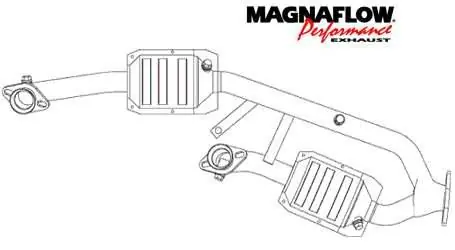 MagnaFlow Direct Fit Y-Pipe Catalytic Converter - 23542 One Day Deal