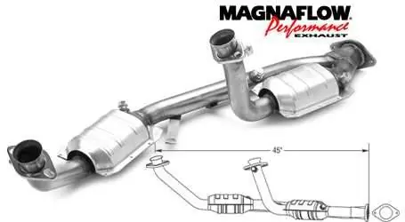 Reduced Price MagnaFlow Direct Fit Y-Pipe Catalytic Converter - 93342