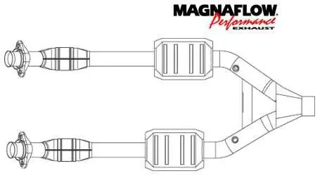 MagnaFlow Direct Fit Y-Pipe Catalytic Converter - 93344 Cheap