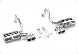 Popular Magnaflow Cat-Back Exhaust System - Axle-Back Only - 15713