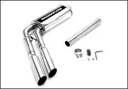 Time-Limited Magnaflow Cat-Back Exhaust System with Dual Pipes Same Side Exit in Front of Tire - 16616