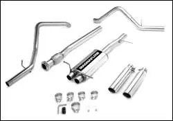 Magnaflow Cat-Back Exhaust System with Dual Rear Exit Pipes - 16741 Wholesale