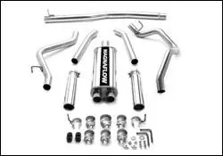 In Demand Magnaflow Cat-Back Exhaust System with Dual Split Rear Exit Pipes - 16622