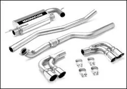 Magnaflow Cat-Back Exhaust System with Quad Tip Dual Rear Exit - 16664 Hot Picks
