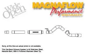 High Quality Magnaflow Performance Series 5 Inch Exhaust System with Cat-Back - 16955