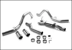 Magnaflow XL Series 4 Inch Exhaust System with Dual Exit Behind Rear Tires - 16965 Exclusive Offer