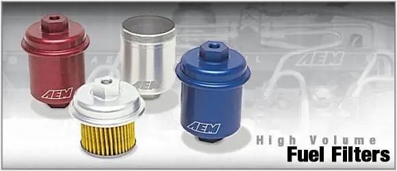 Free Returns AEM High Volume Fuel Filter - 25-200