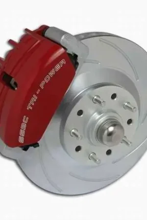 SSBC Drum to Disc Brake Conversion Kit with Force 10 Tri-Power 3-Piston Aluminum Calipers & 13 Inch Rotors - Front - A129-22 Limited Edition