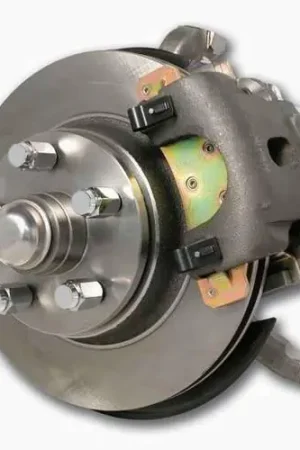 Warranty Included SSBC Non-Power Drum To Disc Brake Conversion Kit with Force 10 Extreme 4 Piston Aluminum Calipers - Front - A133-1