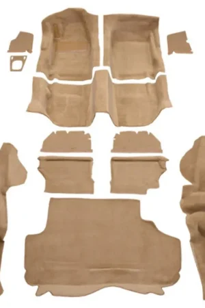 Carpet for 88-91 Porsche 944 Molded Cutpile for Small Spare Tire Only 13Pc Limited Time