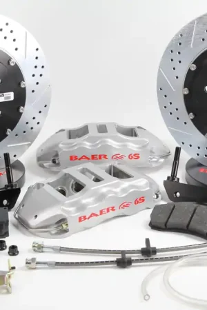 Trusted Brand Baer Brakes 4301466S Baer Brakes 14" Extreme+ Front Brake Kit - Silver