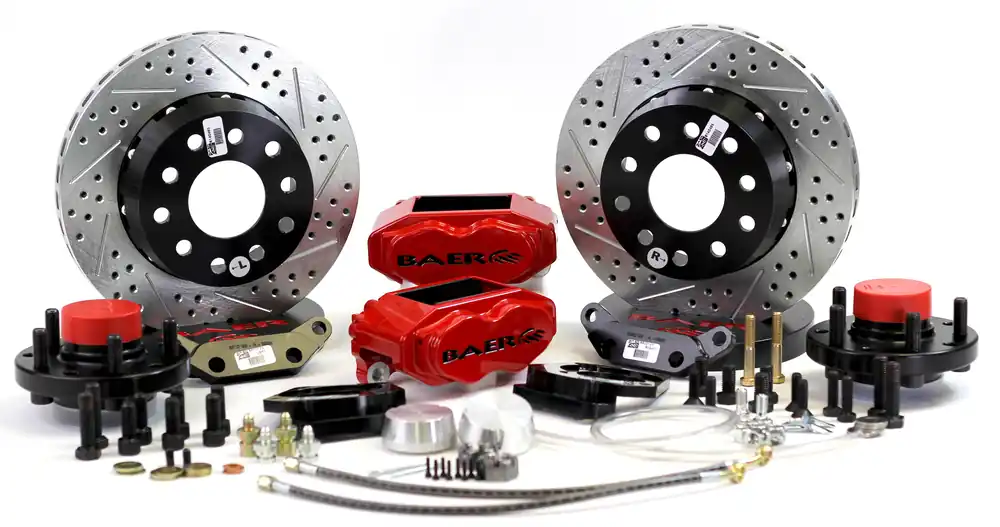 Bulk Order Baer Brakes 4261337FR-X1 Baer Brakes 11" SS4+ Front Brake Kit, Fire Red, SDZ, ARP Studs