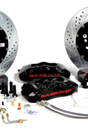 Free Returns Baer Brakes 4392002B Baer Brakes 14" Pro+ Rear Brake Kit - Black