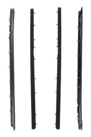 Window Sweeps Felt Kit Left & Right 4 Piece Kit for 1990-96 Chevrolet Corvette Top Pick