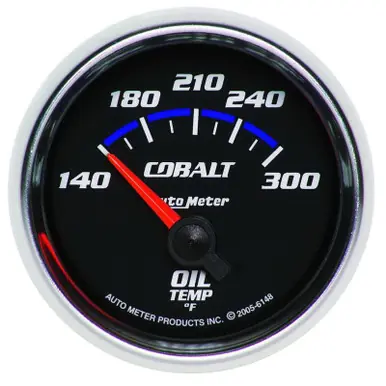 Autometer Cobalt 2 1/6in 140-300 Degree F Oil Temprature Gauge - 6148 Cheap