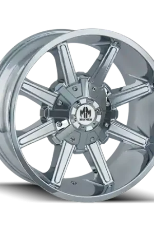 Mayhem 8104 Arsenal 22x12 / 6x135 BP / -44mm Offset / 106mm Hub Chrome Wheel Trusted Brand