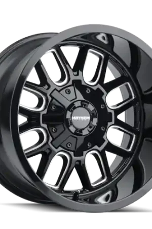 Mayhem 8107 Cogent 20x9 / 6x135 BP / 13mm Offset / 106mm Hub Black w/ Milled Spokes Wheel Free Delivery
