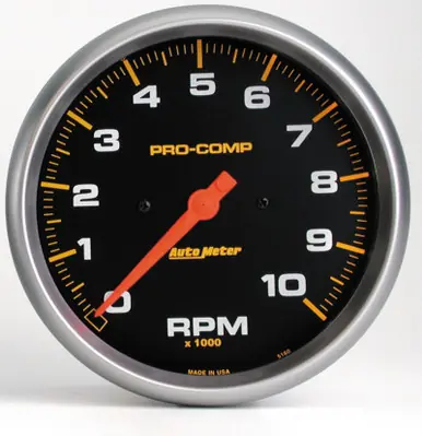 Deal Autometer Pro-Comp In-Dash 10000 RPM Tachometer - 5160