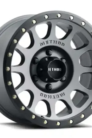 Method MR305 NV 18x9 / +18mm Offset / 6x135 BP / 94mm CB / Titanium - Matte Black Lip Wheel Modern