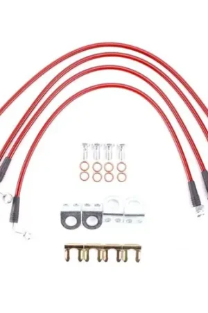 Power Stop 07-17 Jeep Wrangler Front & Rear SS Braided Brake Hose Kit psbBH00139 Popular