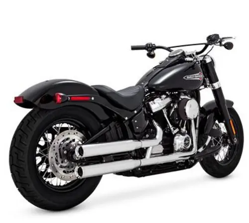 Special Offer Vance & Hines HD Softail 18-22 Eliminator S/OS Chrome Slip-On Exhaust