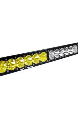 Crafted Baja Designs OnX6 Arc Series Dual Control Pattern 30in LED Light Bar - Amber/White - 523003DC