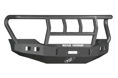 Road Armor 11-16 Ford F-250 Stealth Front Winch Bumper w/Titan II Standard Flare - Tex Blk - 611R2B Certified