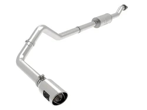 aFe Vulcan Series 3 1/2in 304 SS Cat-Back 13-19 Ford Transit V6 3.5 Twin Turbo w/ Polished Tip - 49-33112-P Fast Shipping