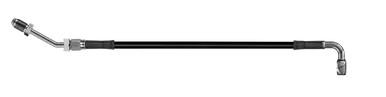 Goodridge 56in Universal Clutch Line w/SS Fittings & Black Hose - 90Deg Banjo w/M10 Fitting - HD3090-1CC-BK56 Today Only