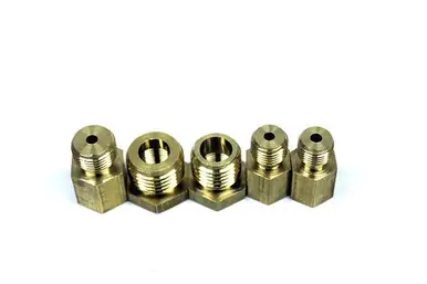 Low Price Prosport 5 Piece Metric Gauge Sender Adapter Kit - IAG Performance