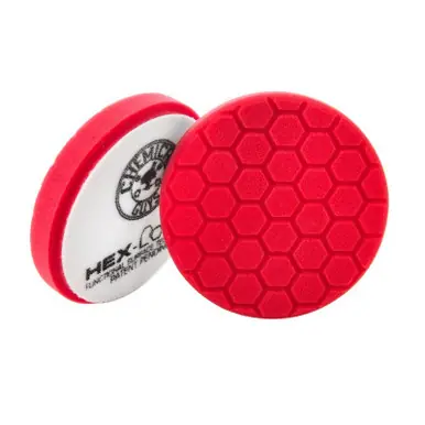 Get Yours Chemical Guys Hex Logic Self-Centered Perfection Ultra-Fine Finishing Pad - Red - 6.5in (P12)