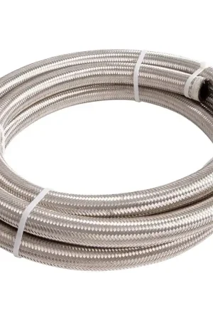 Final Sale Aeroflow 100 Series Stainless Steel Braided Hose -8AN 2m - Black
