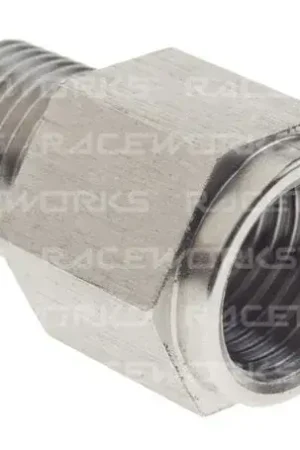 Super Sale Raceworks 1/8 Npt Male To M10 x 1.0 Female Stainless Adapter