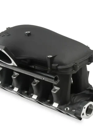 Holley EFI 8.2" SBF Ford Hi-Ram EFI Manifold with Side Mount Top-Black High Quality