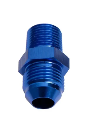 Budget Aeroflow Straight Male Flare Adapter -12AN to 1/2" NPT - Black