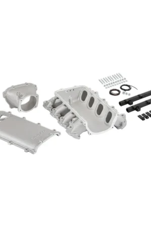 Holley EFI Ultra Lo-Ram Manifold Kit and Port Injection Fuel Rails- GM Gen V LT Front-Feed - With Port Injection - Satin Finish High Quality